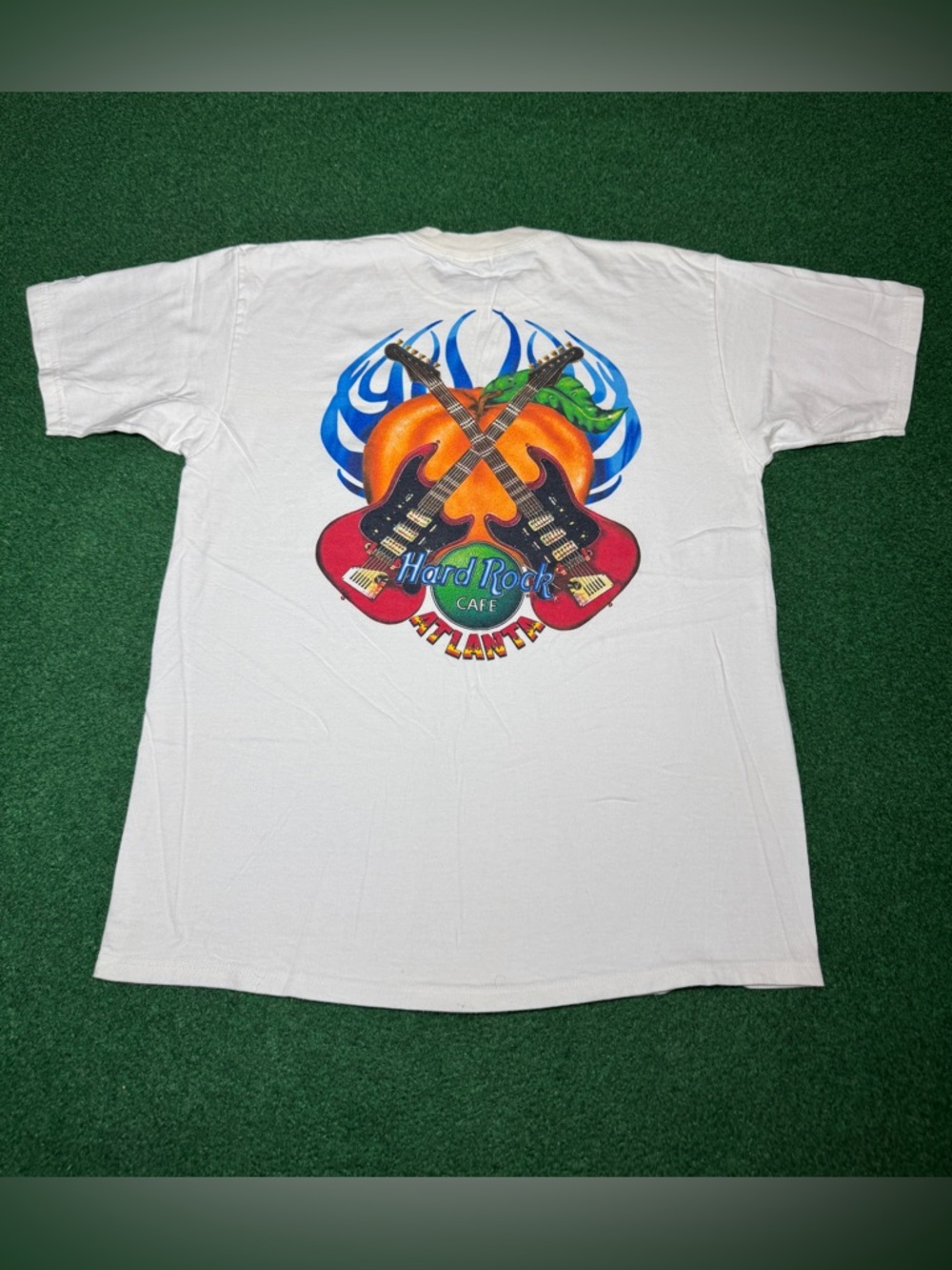 Hard Rock Cafe Atlanta Freaknik Vintage 90s Large Heavy Cotton T Shirt